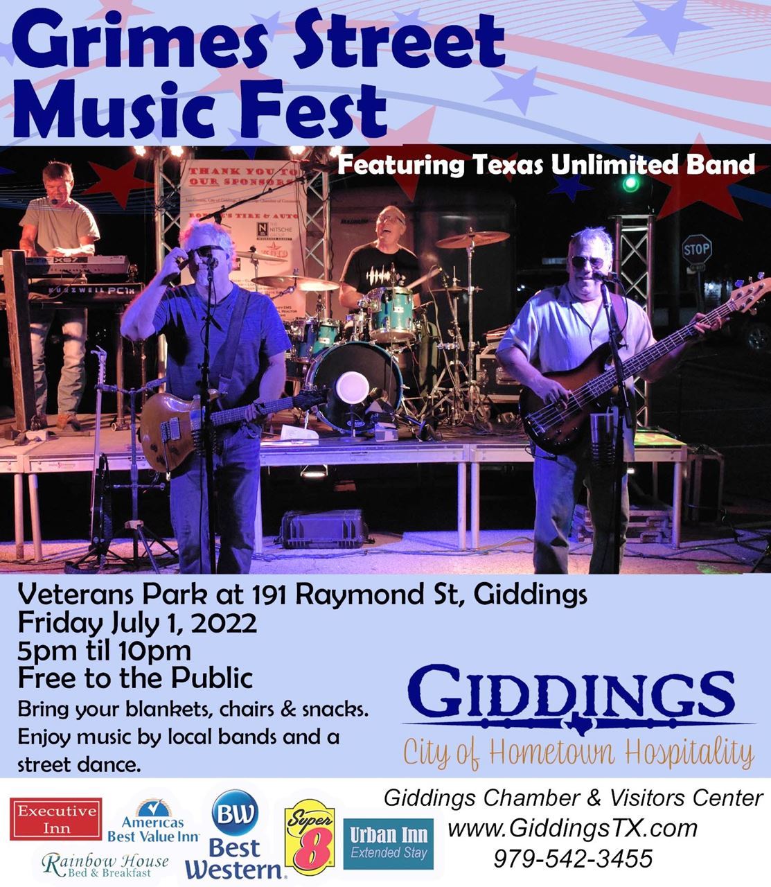 Giddings Area Chamber of Commerce - Grimes Street Music Fest at ...